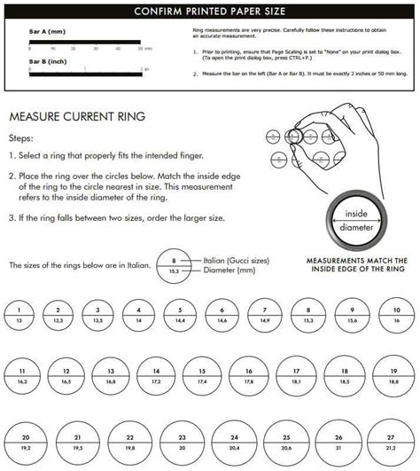 gucci ring size